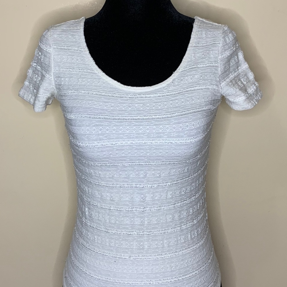 ~ Aeropostale Lace Overlay T-Shirt ~
